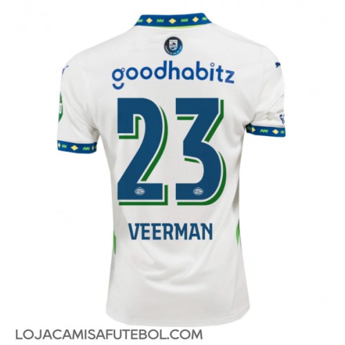Camisa de Futebol PSV Eindhoven Joey Veerman #23 Equipamento Alternativo 2024-25 Manga Curta
